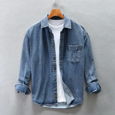 Florence | Stone-Washed Denim Shirt