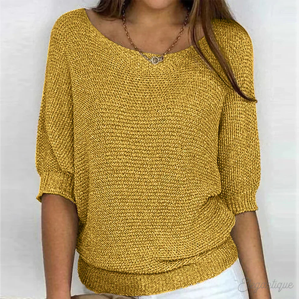 Flora | Elegant Knitted Sweater