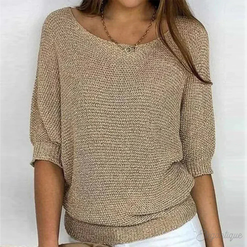 Flora | Elegant Knitted Sweater