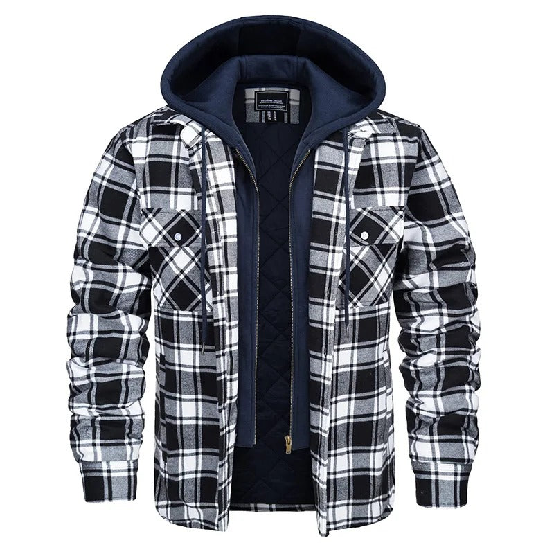 Aubrey | Flannel Hoodie