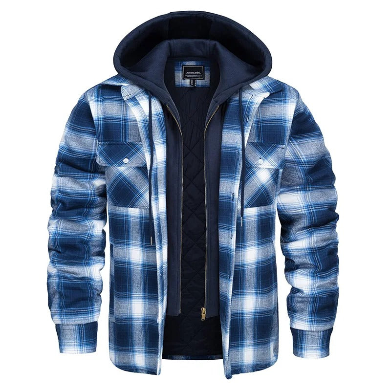 Aubrey | Flannel Hoodie