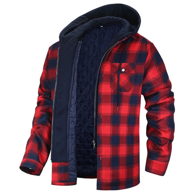 Aubrey | Flannel Hoodie