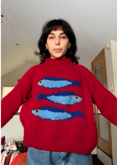 Velma | Comfortable Fish Sweater