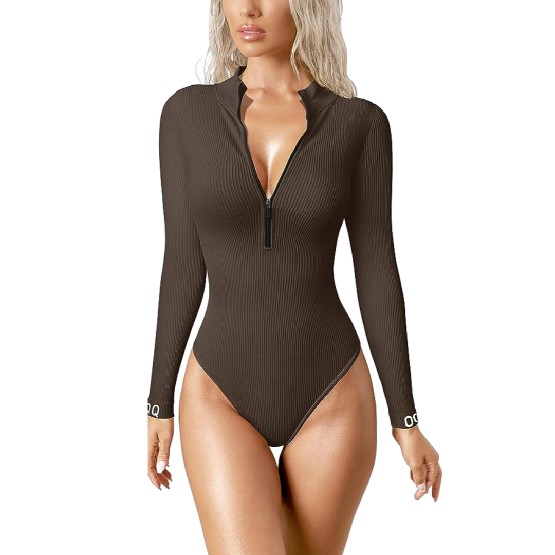 Snatched Zip-Up Bodysuit