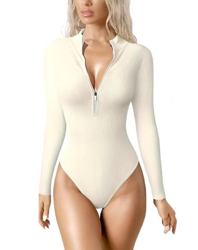 Snatched Zip-Up Bodysuit