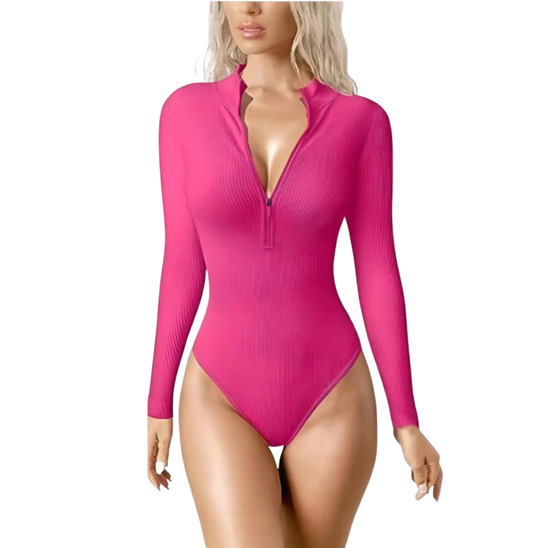 Snatched Zip-Up Bodysuit